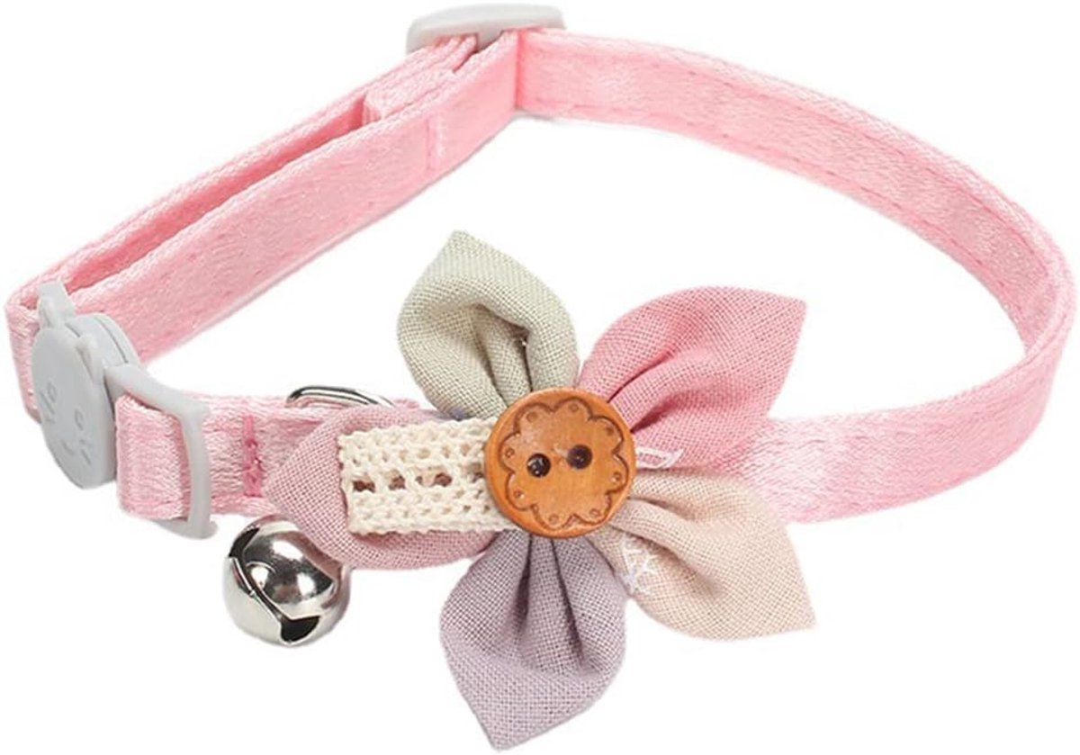 Cat Collar, Cat Collar with Bell, Bow Tie Cat Collar, Bow Tie Collar with Anti-Choking Bell Safety Buckle - ShopVlot