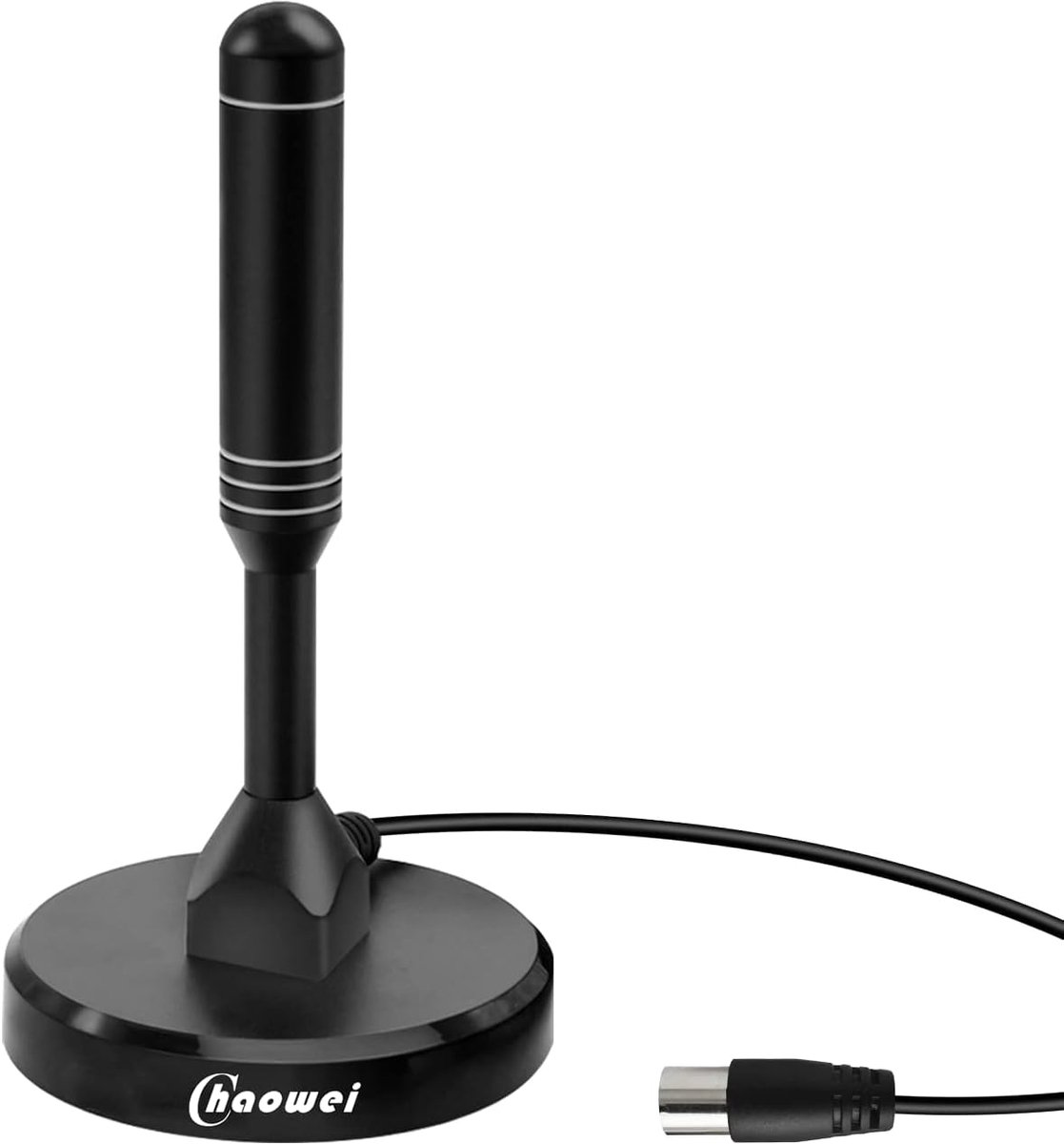 Chaowei 120Miles Freeview Portable TV Antenna with Magnetic Foot - ShopVlot