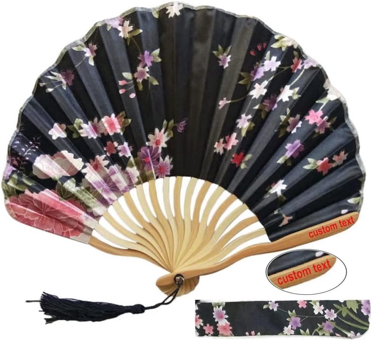 Vouwfans, Handheld Fans, Hand Fans, Bamboe FansHot Flash Dance Perfor mance Party Handgemaakte Decoratieve Accessoires - ShopVlot
