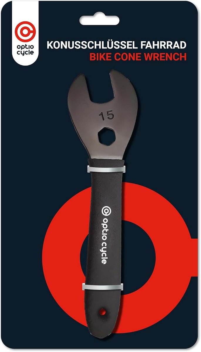 Fietsconusmoer 15 mm - Hardened Steel - Rubber Grip - Precisie voor Wielen - ShopVlot