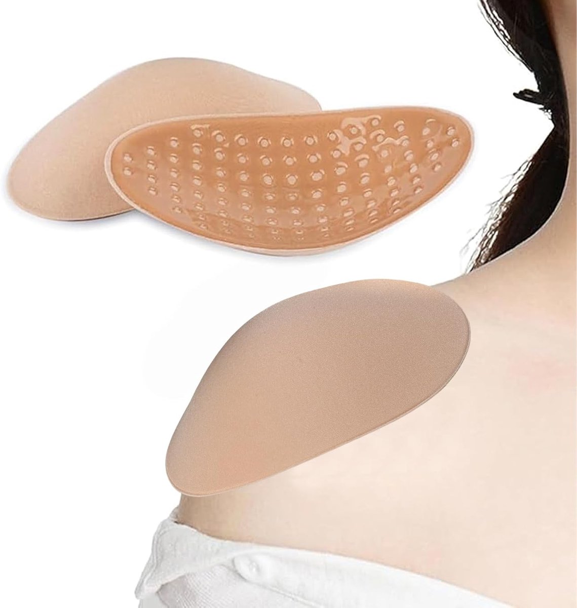 Schouderpads voor blazers - onzichtbare push-up pads - herbruikbaar en non-slip - ShopVlot