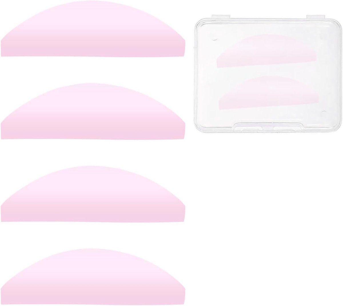 Wimperlift pads 2 paar - herbruikbare wimperbeschermers - zachte silicone - comfortabel gebruik - ShopVlot