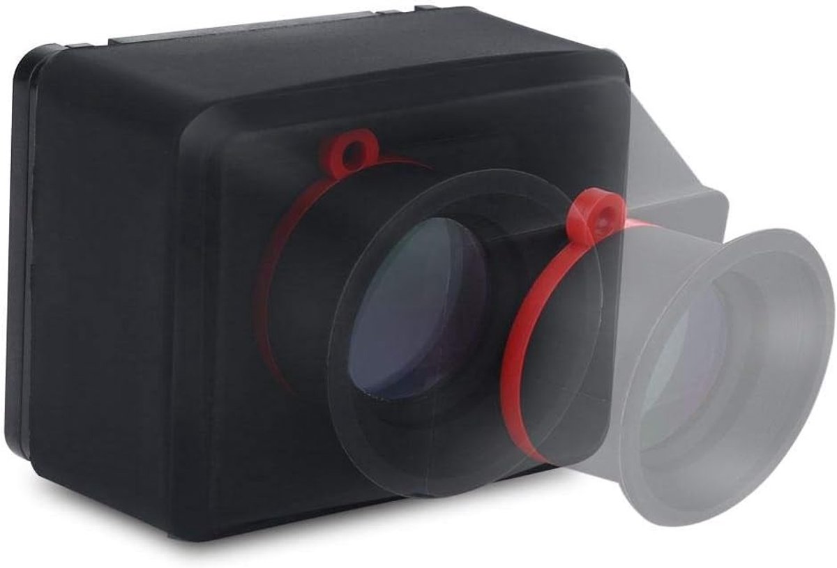 Camera viewfinder 3.2" LCD - professionele 3x vergroting - duurzaam en opvouwbaar - voor nauwkeuriger focussen - ShopVlot