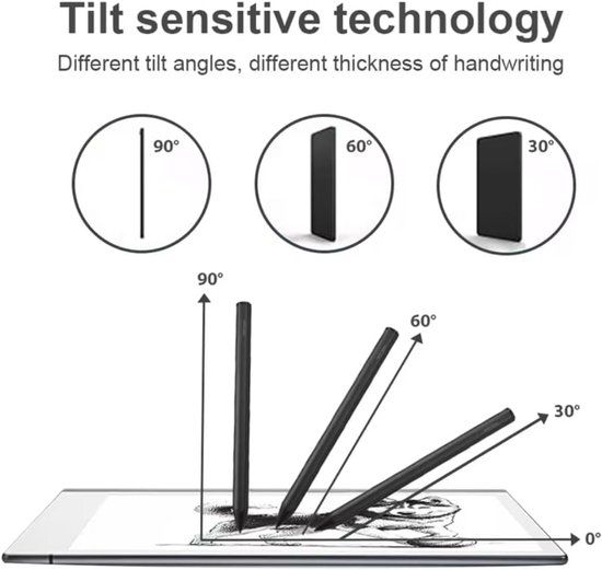 Magnetische pen voor ReMarkable 2 - vervangbare tips - drukgevoeligheid 4096 - palmafwijzing - ShopVlot — afbeelding 4
