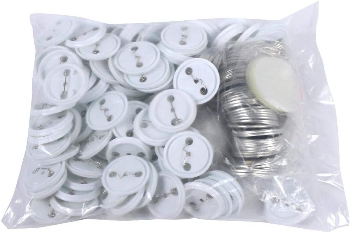 Button badge onderdelen 44mm - DIY badge onderdelen voor kleding - Hoge kwaliteit - Voor creatief gebruik - ShopVlot