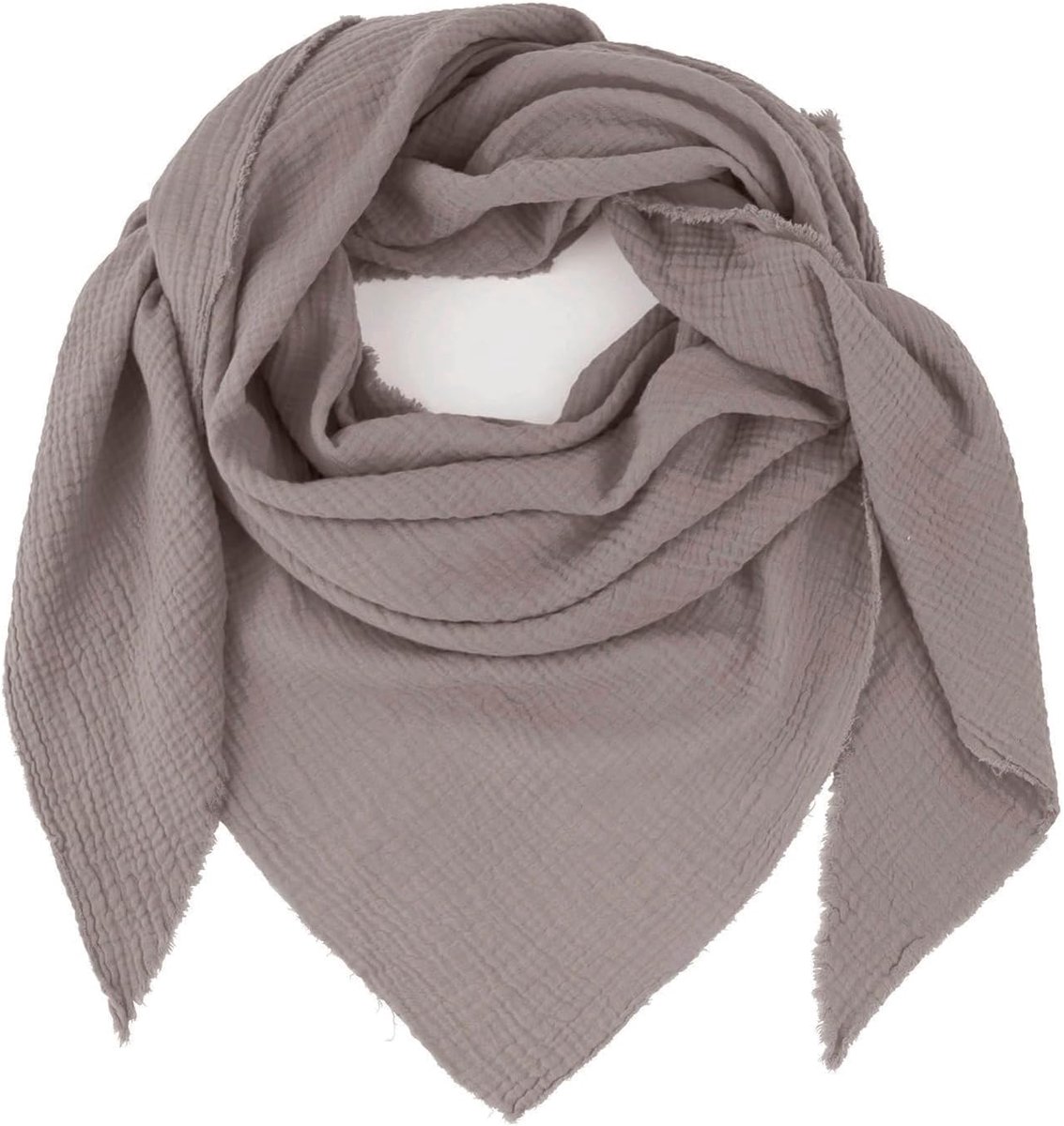 Damessjaal driehoekig - mousseline katoen - elegant design - perfect voor de winter - ShopVlot