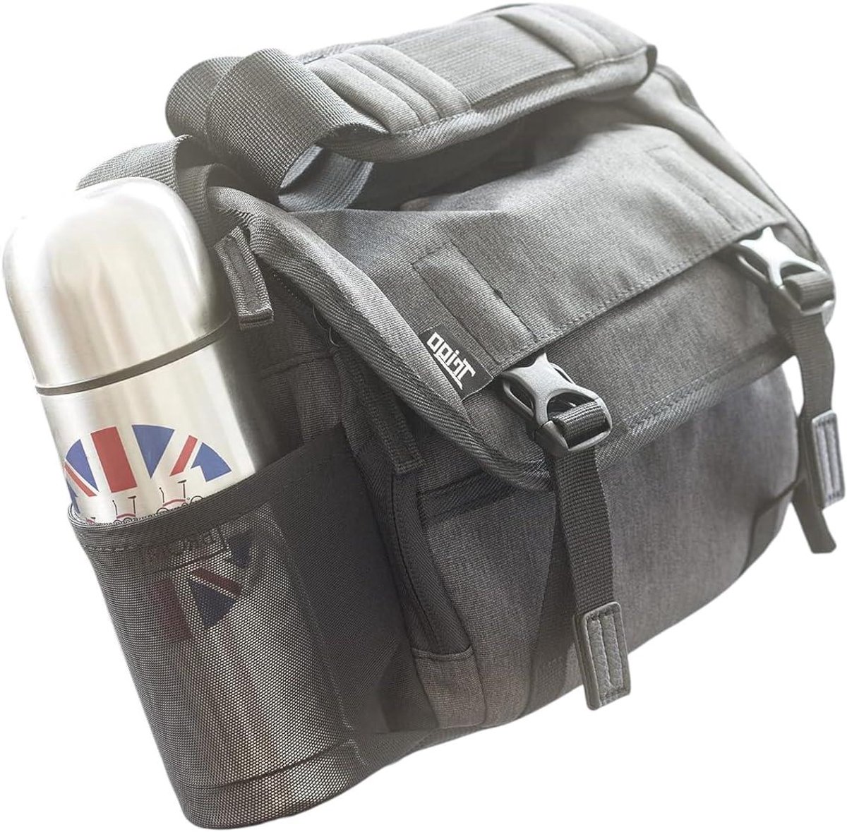 Mini Tas Brompton - Voorvak Tas - Fietsen Organiseren - Waterafstotend Materiaal - 24 x 12 x 21 cm - Zwart