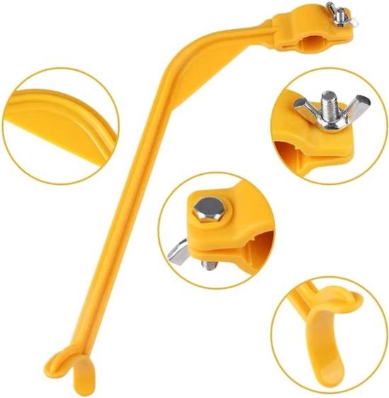 2 Stuks - Golftraining Polsscharnier - Golftrainer Swinghulpmiddel - Swingcorrectie Trainer Tool - geschikt voor golfbeginners - 20×10cm - geel — afbeelding 2
