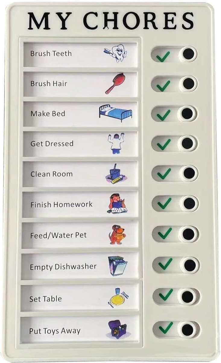Plastic memo board A4 - Herbruikbare checklist - Praktische clipboard voor camper en huis - Eenvoudig schoon te maken - ShopVlot