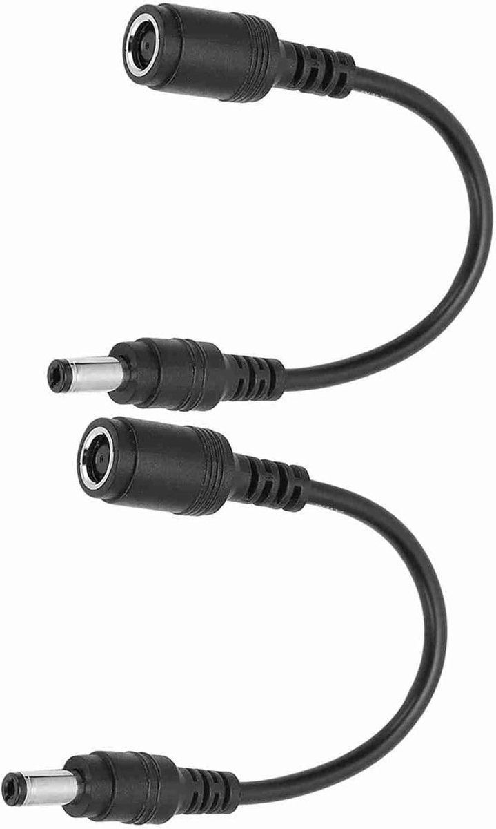 DC Power Adapter Converter 7.4x5mm naar 5.5x2.5mm - Korte Oplaadkabel - Efficiënt en Draagbaar - Voor Laptopgebruik - ShopVlot