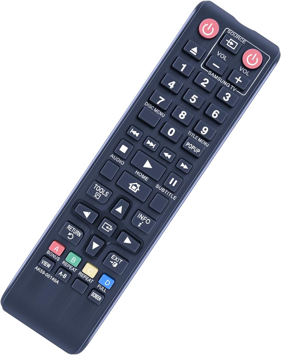 AK59-00149A Replacement Remote Control Compatible with Samsung TV Player BD-F5100 BD-FM51 BD-FM57C BD-H5100 BD-H5900 - ShopVlot