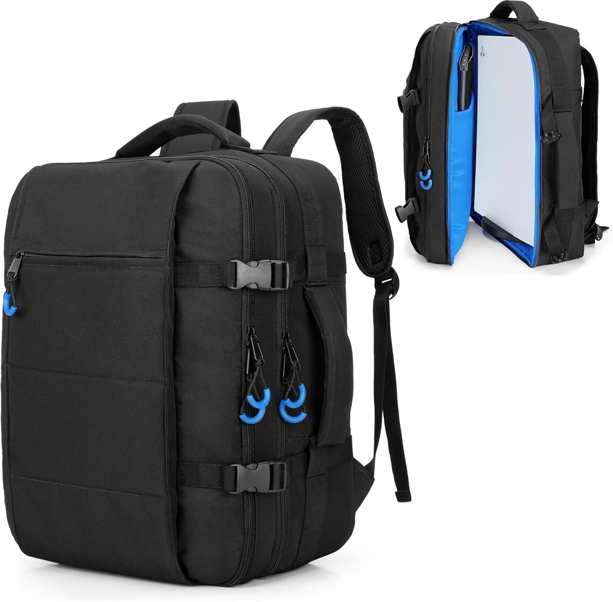 PGmoon Backpack Compatible with PlayStation 5 Console, Carrying Case, Compatible with PS5/PS4 Console, Controller - ShopVlot