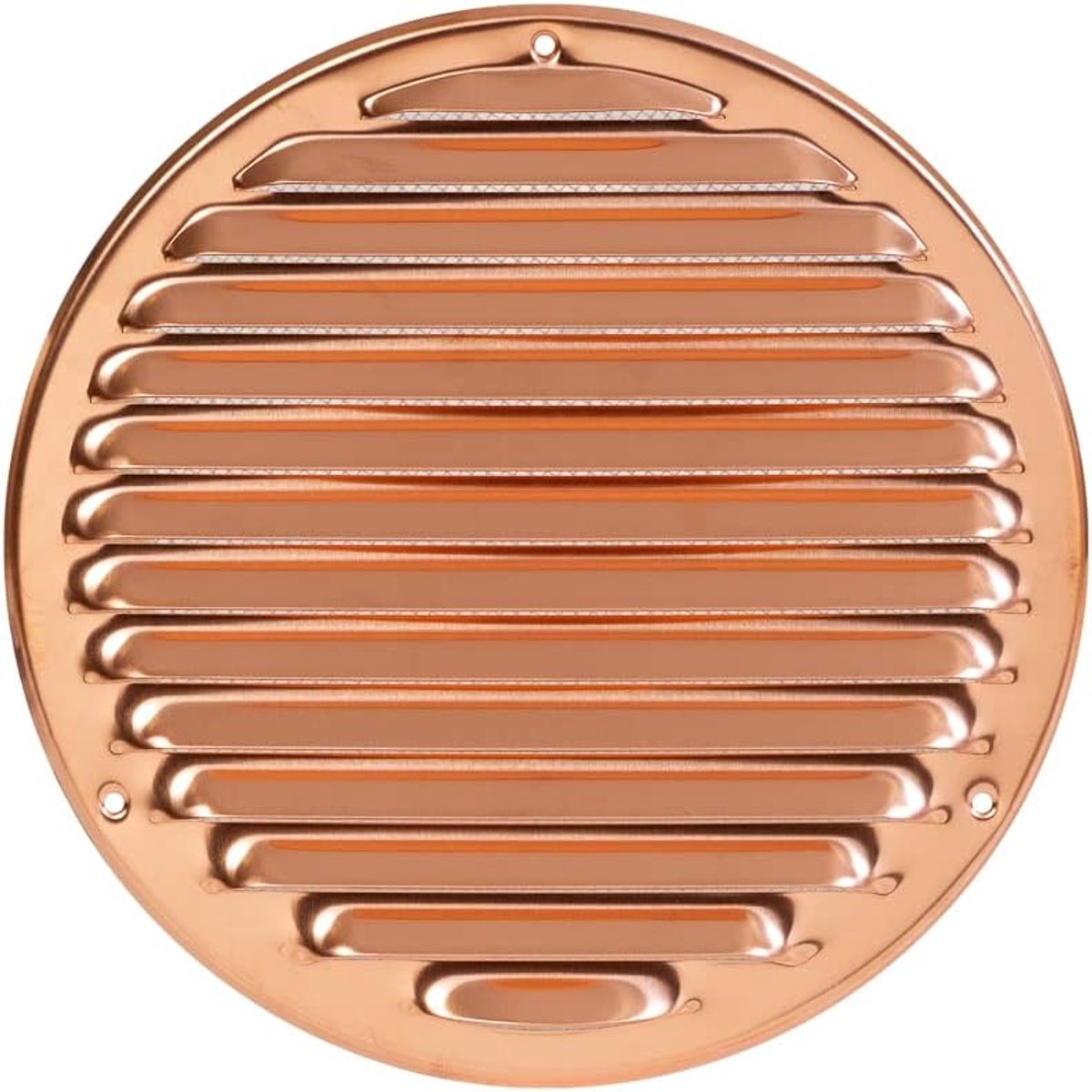 Ø 200mm Copper Ventilation Grille with Mosquito Mesh - Metal Ventilation Grilles - ShopVlot
