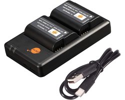 DSTE 2pcs DMW-BLK22 (2350mAh/7.2V) Li-ion Battery and Charger Compatible with Panasonic Lumix S5 DC-S5K DC-S5GK - ShopVlot