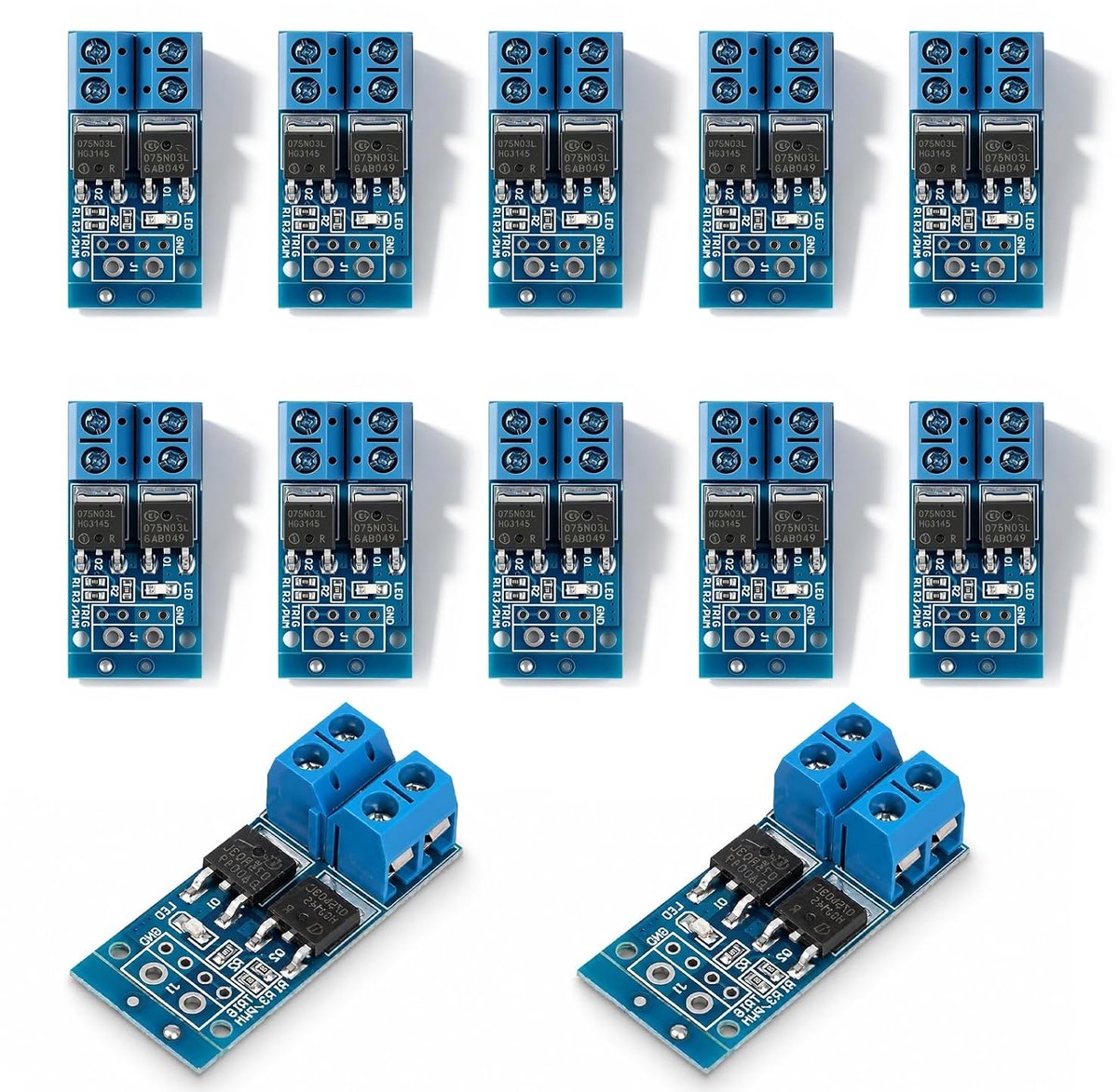 12 stuks FET DC 5 V-36 V 400 W, krachtige schakelaarmodule voor DC led-motorbesturing - ShopVlot
