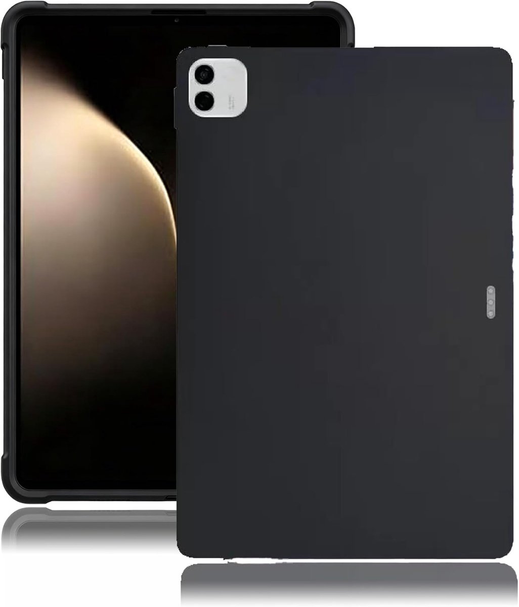 Zwarte TPU-hoes voor Honor Magicpad 3 Pro 12,3 inch - anti-vergeling, schokbestendig, zachte beschermhoes - ShopVlot