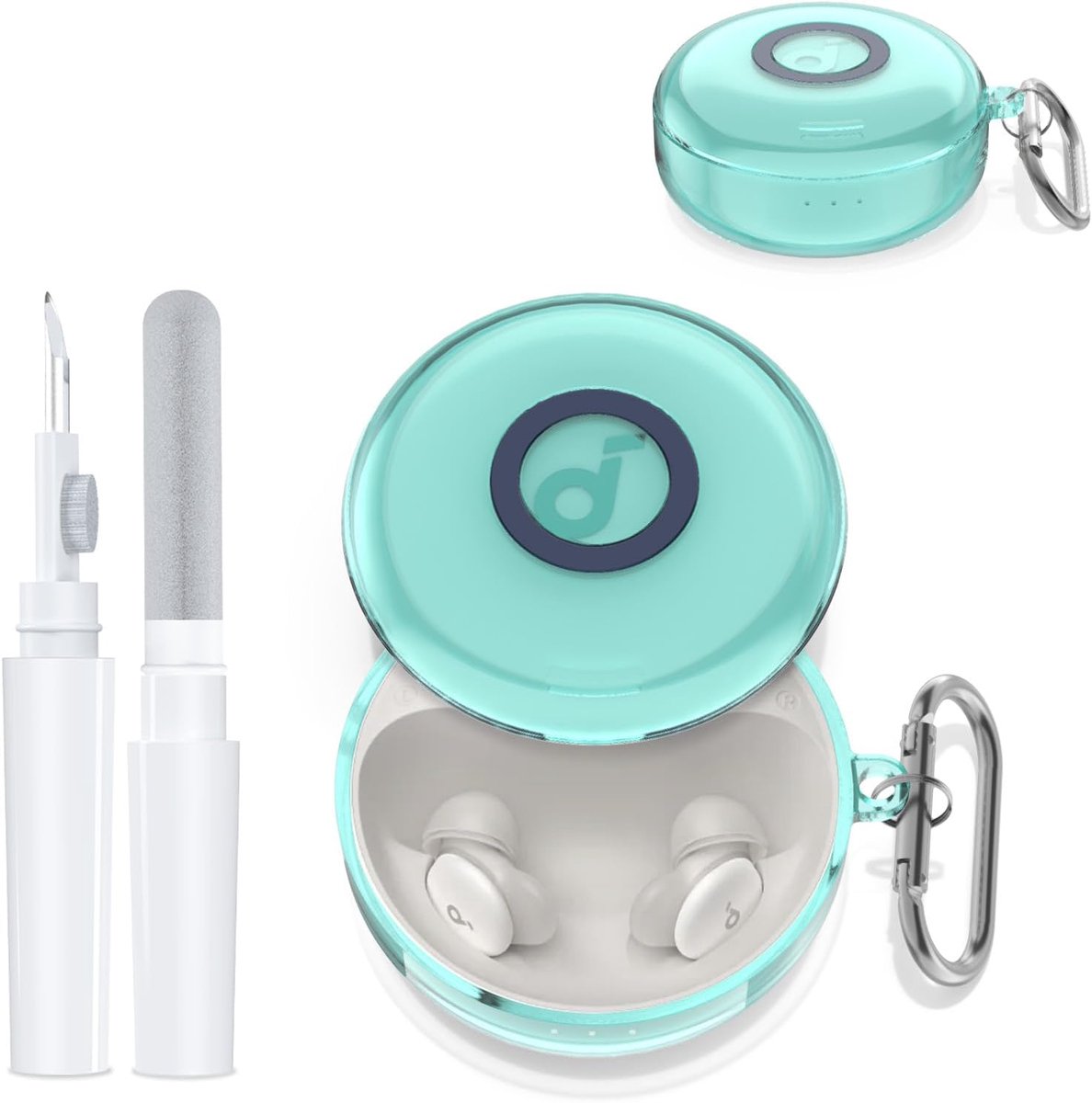 Anchor, Transparent TPU Case for Soundcore Sleep A30 by Anchor, Impact and Scratch Resistant, with Key Chain and - ShopVlot