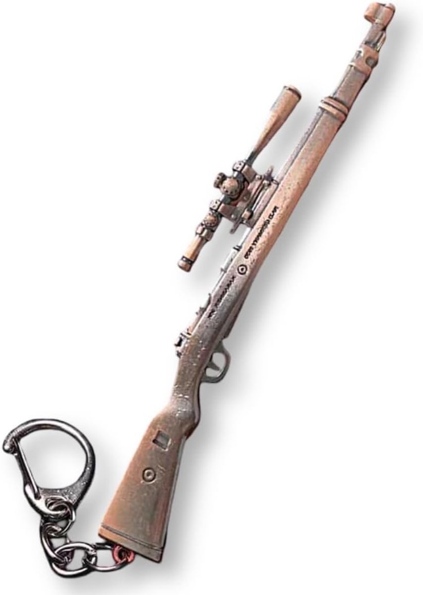 Kar98 Metal Keyring Gun 12 cm Miniature Military Vintage Gadget Collection and Backpack - ShopVlot