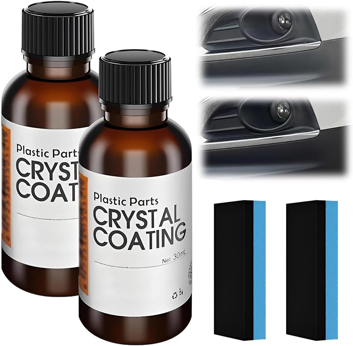 2 stuks plastic crystal coating,autoplastic renovatie middel,plastic reparatiemiddel,crystal coating voor - ShopVlot