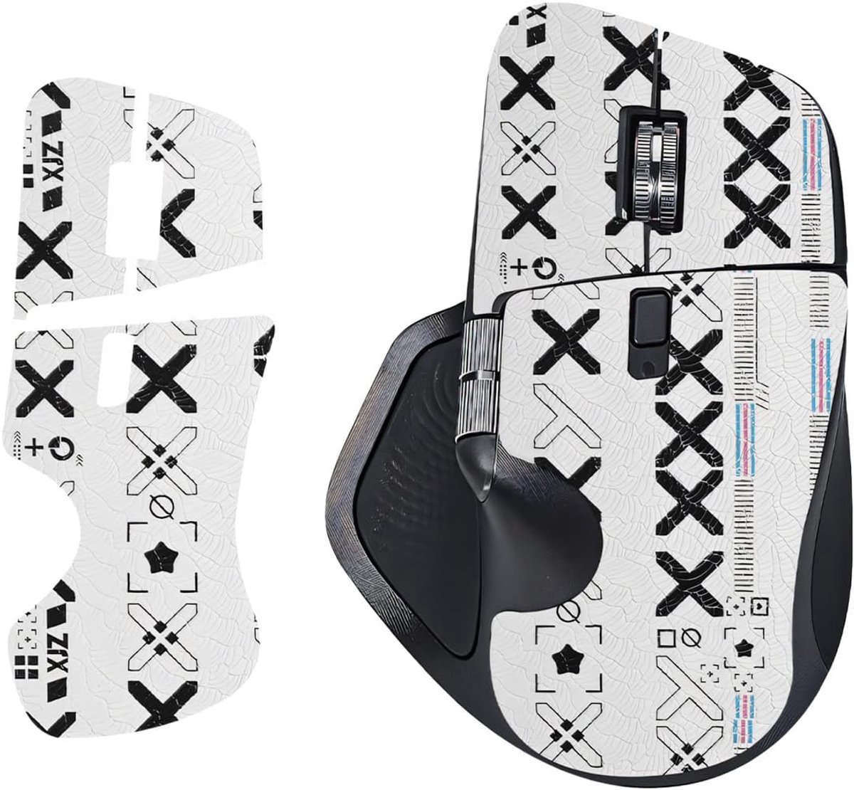 voor Logitech MX Master 4 Mouse Grip Tape, antislip zweetbestendige gaming grips, professionele precisie gesneden - ShopVlot