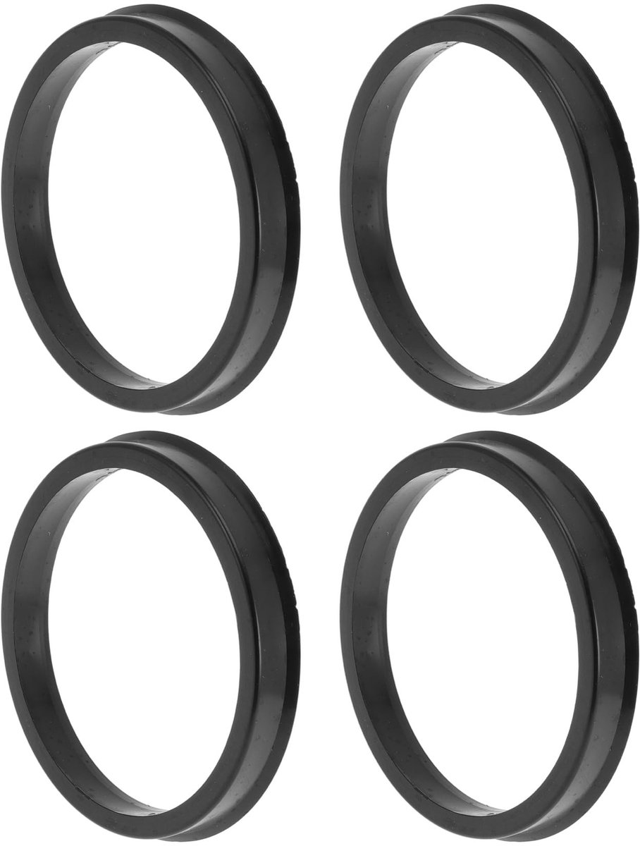 Solidchoice - Auto Wiel Hub Centric Ringen 83.1mm tot 72.6mm Zwart Polycarbonaat 4 Stuks