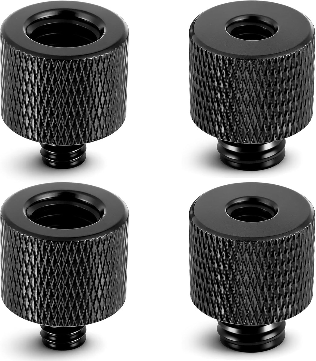 4 stuks Camera Schroef Adapters 1/4 "Mannelijk naar 3/8" Vrouwelijk en 3/8" Mannelijk naar 1/4" Vrouwelijke Draad - ShopVlot