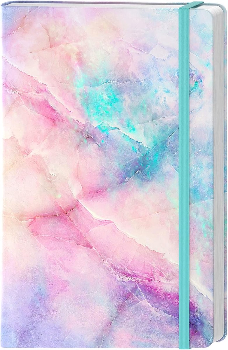 Lined Journal Notebook Hard Cover Medium 14.5 x 21.3 cm 160 Pages Thick Paper, Cute Aesthetic A5 College Lined - ShopVlot