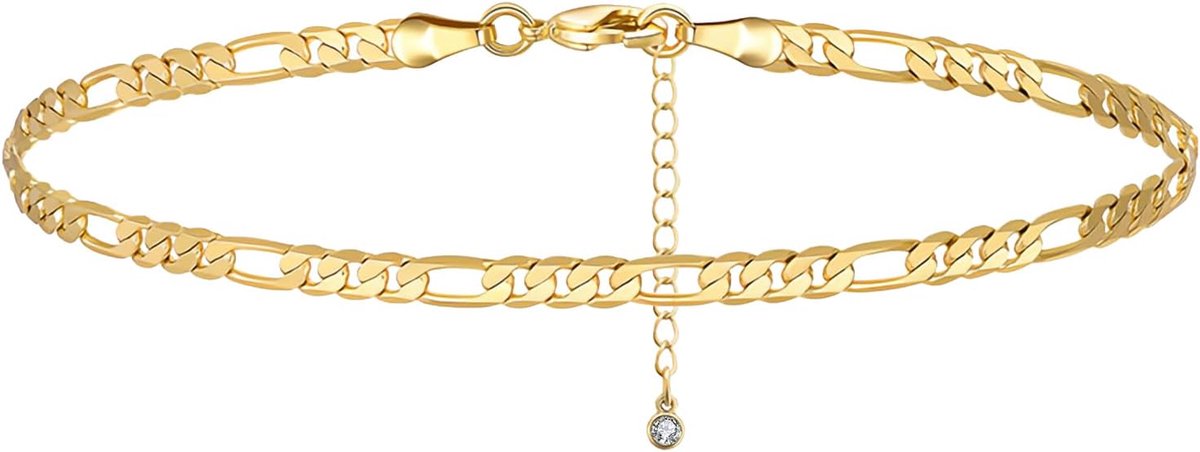 Women's Silver Ankle Chain Infinity Bracelet Flexible Adjustable Summer Barefoot Beach Silver Anklet Anklet Anklet on - ShopVlot