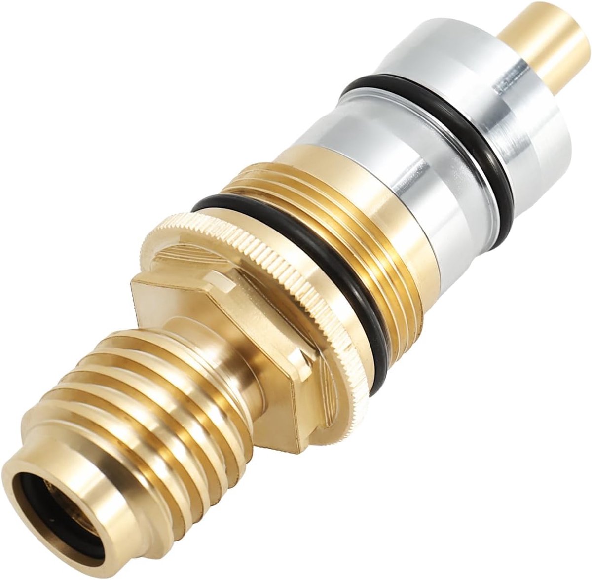 47450000 thermostaatpatroon 1/2 inch, temperatuurregeleenheid van messing, vervanging voor Grohtherm mengkraan - ShopVlot
