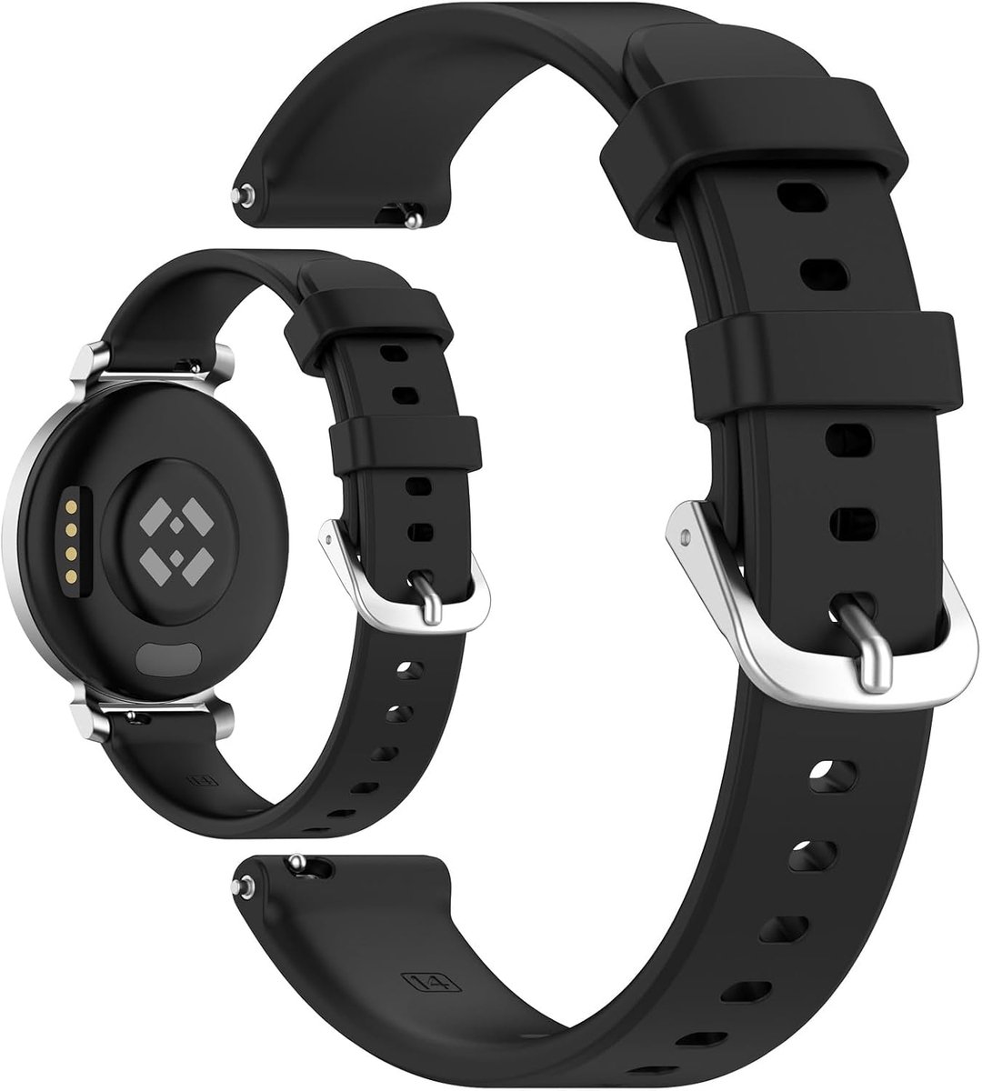 Disscool Replacement Wristbands Compatible with Garmin Lily 2/Lily 2 Active Adjustable Magnetic Attraction Soft - ShopVlot