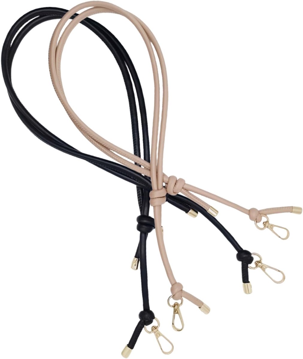 2 Piece Bag Straps, Bag Strap for Crossbody Handbags, Replacement Handbag Straps for Women, Adjustable Leather Straps - ShopVlot