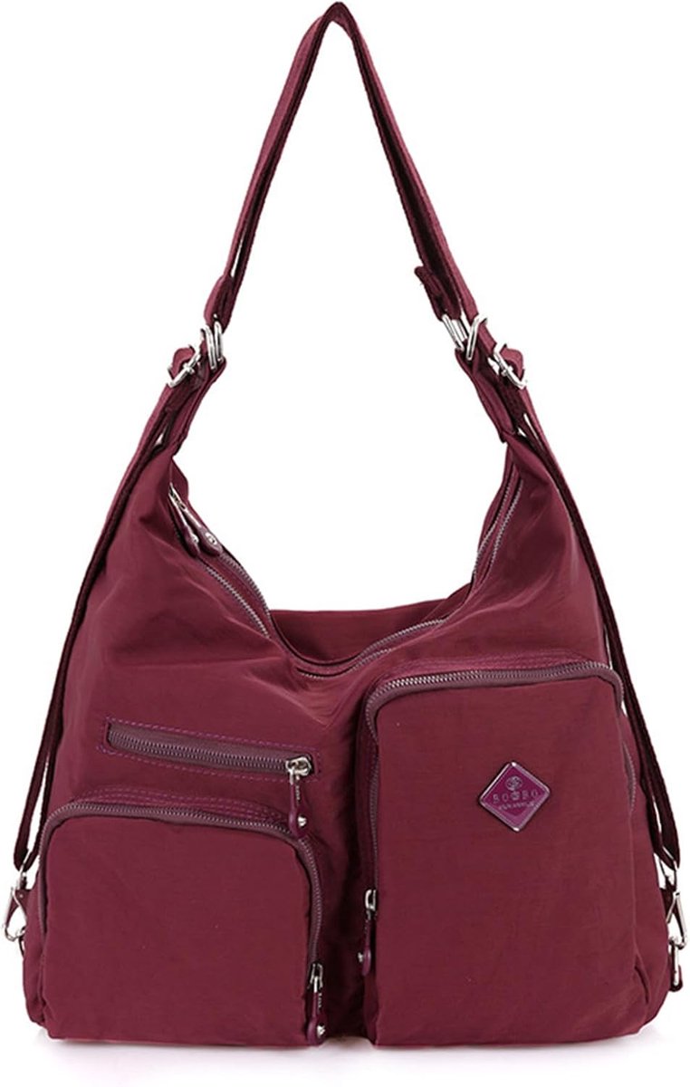 NOTAG Women's Handbags Shoulder Bag 2-in-1 Convertible Backpack, Waterproof Crossbody Bag with Multiple Compartments - ShopVlot