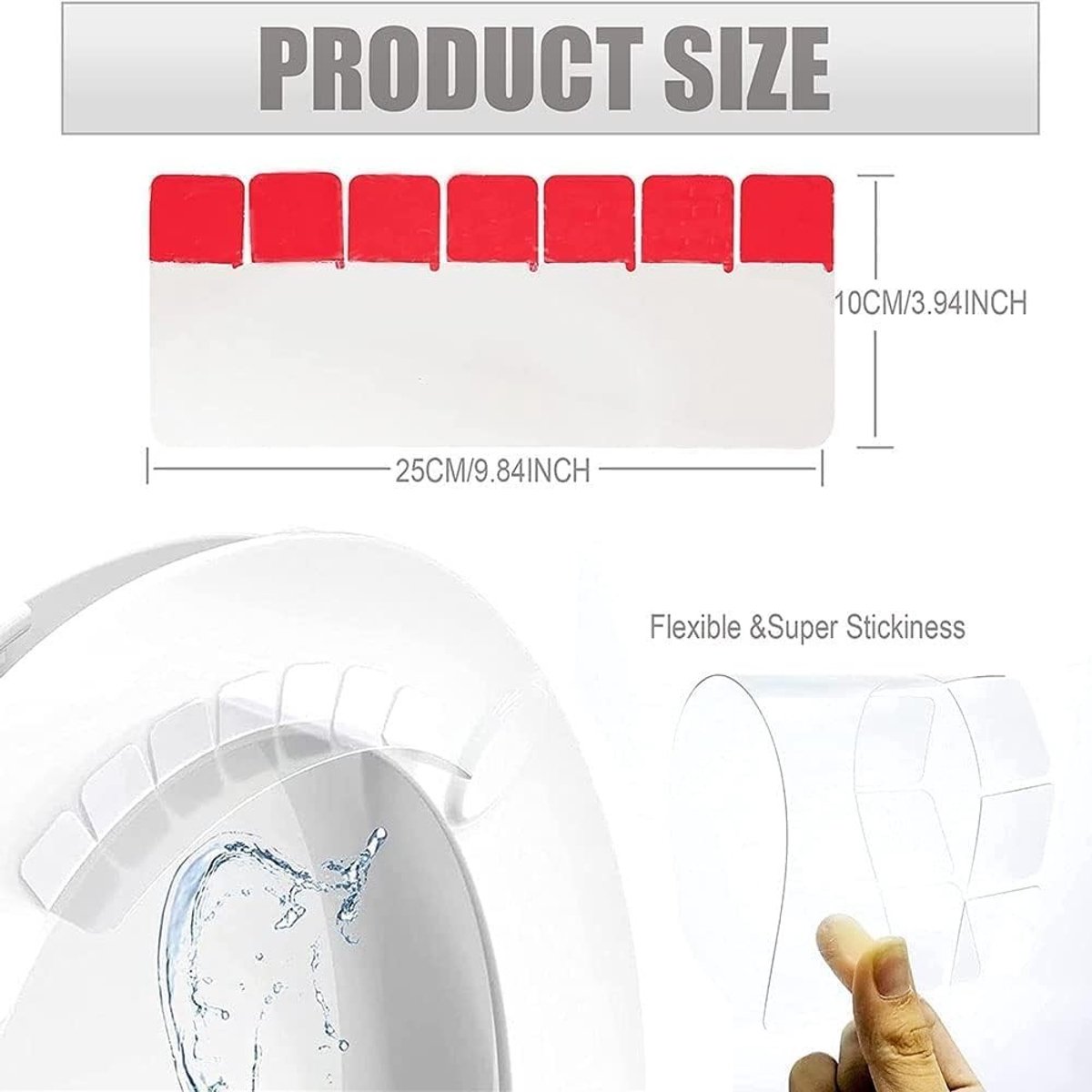 4 Sets Toilet Splash Guard voor Potty Training - Voorkom Plassen en Spetters voor Kinderen en Volwassenen met Effectieve Bescherming