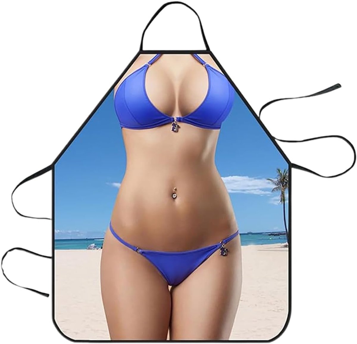 Keukenschort dames - waterdicht polyester - grappig ontwerp - perfect voor barbecue - ShopVlot