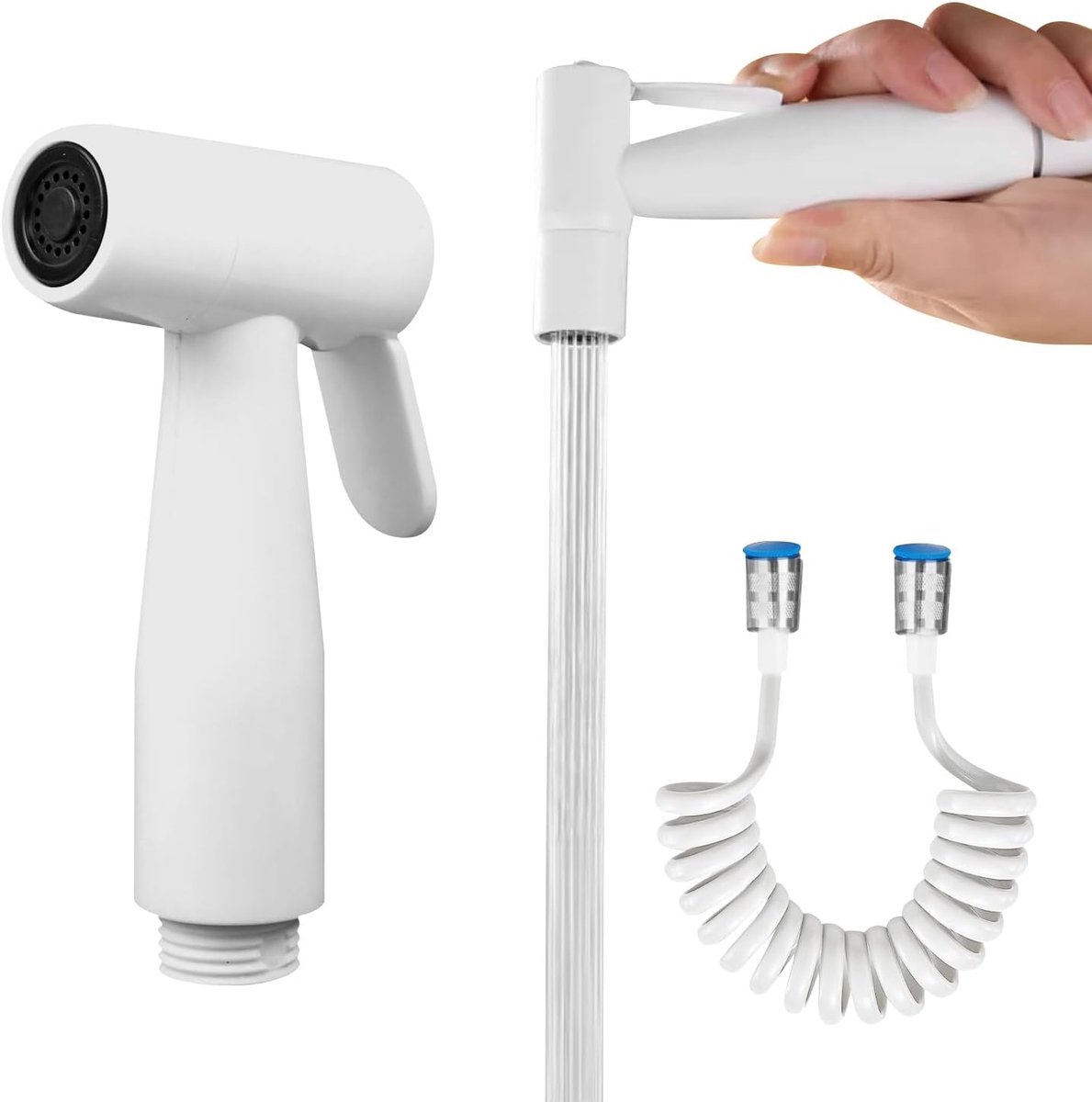 Bidet Sprinkler met 200cm ABS Douche Slang - RVS en ABS - Corrosiebestendig - Voor Persoonlijke Hygiëne - ShopVlot
