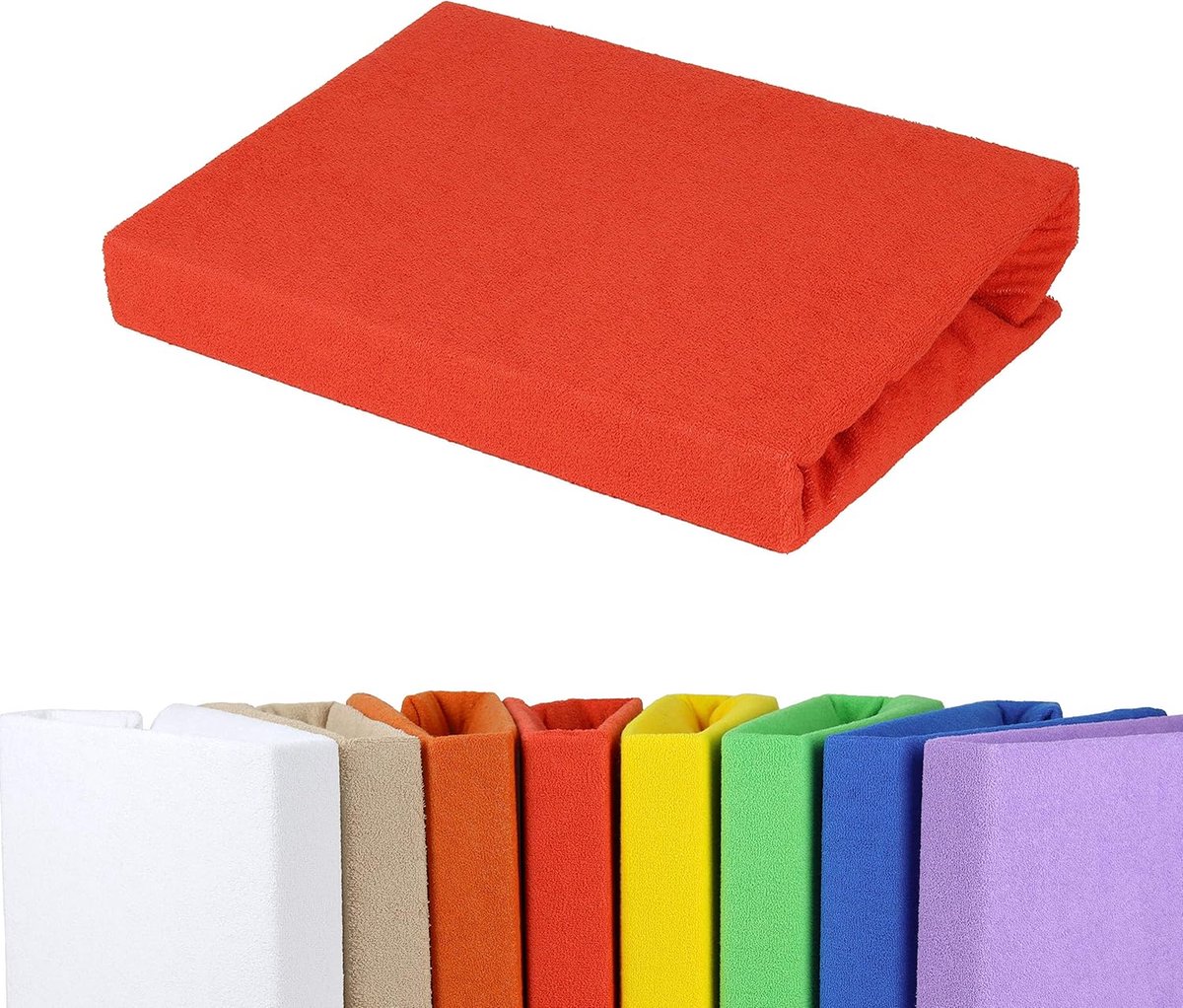 Fitted sheet 140x200 - 160x200 cm - terry - ademend en huidvriendelijk - ShopVlot