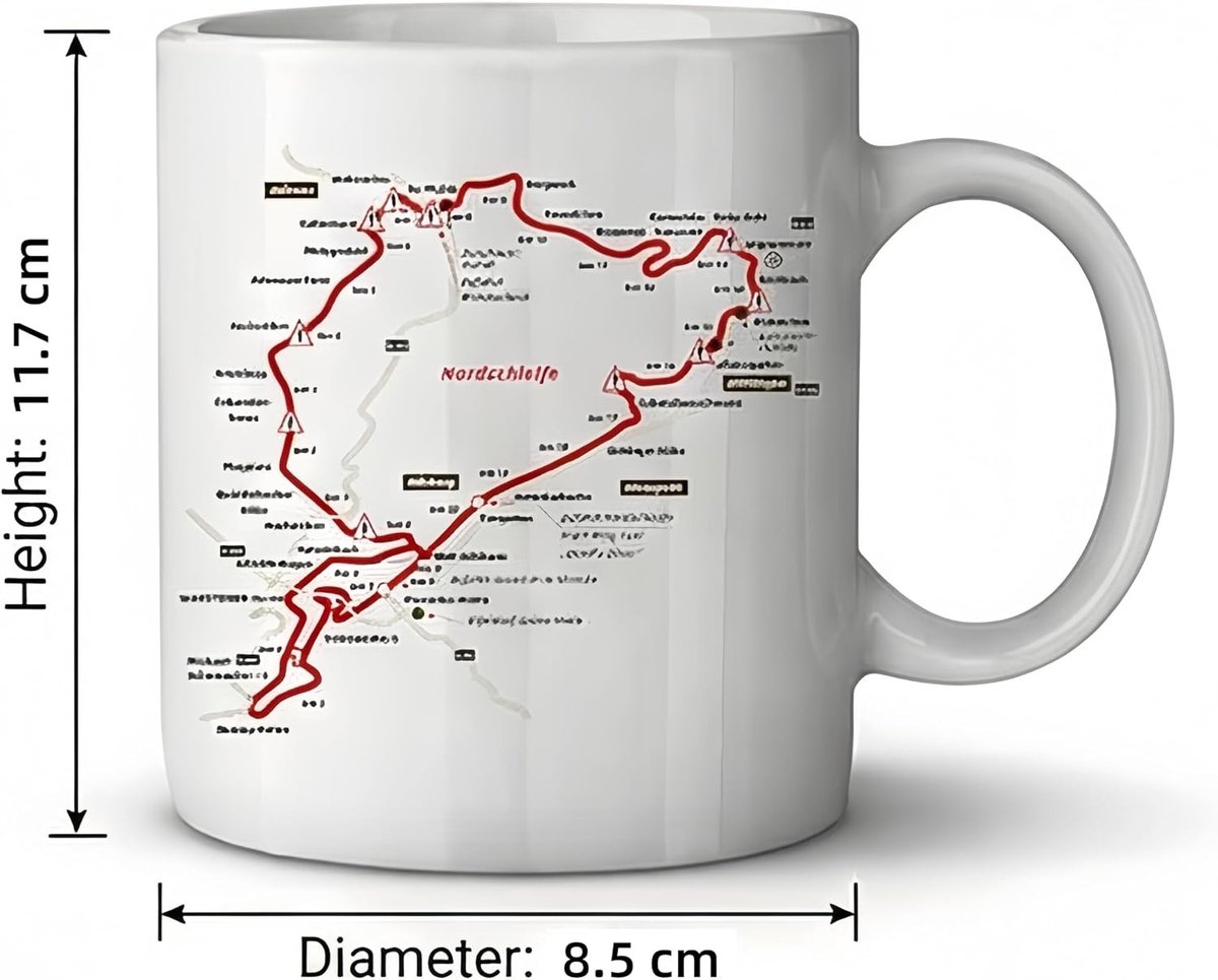 Grappige 420ml Koffiemok als Cadeau voor Mannen, Vader, Vriend of Collega - Persoonlijk Verjaardagscadeau voor Autoliefhebbers