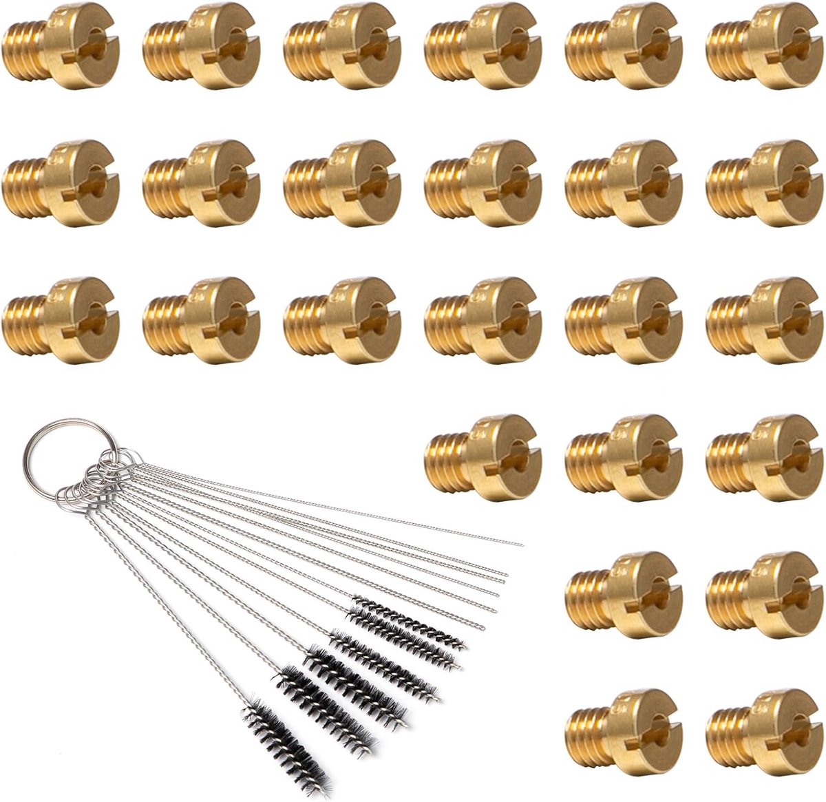 Carburateur spraykop set M5 - 25-delig - 12 reinigingsnaalden - voor optimale motorprestaties - ShopVlot