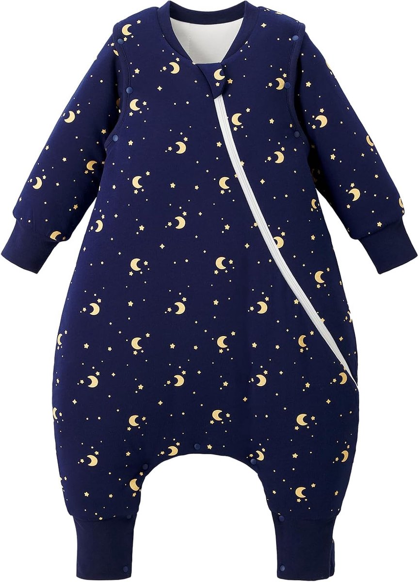 Baby slaapzak 2.5 Tog - 100% katoen met benen - warme slaapzak met voeten - ideaal voor herfst en winter - ShopVlot