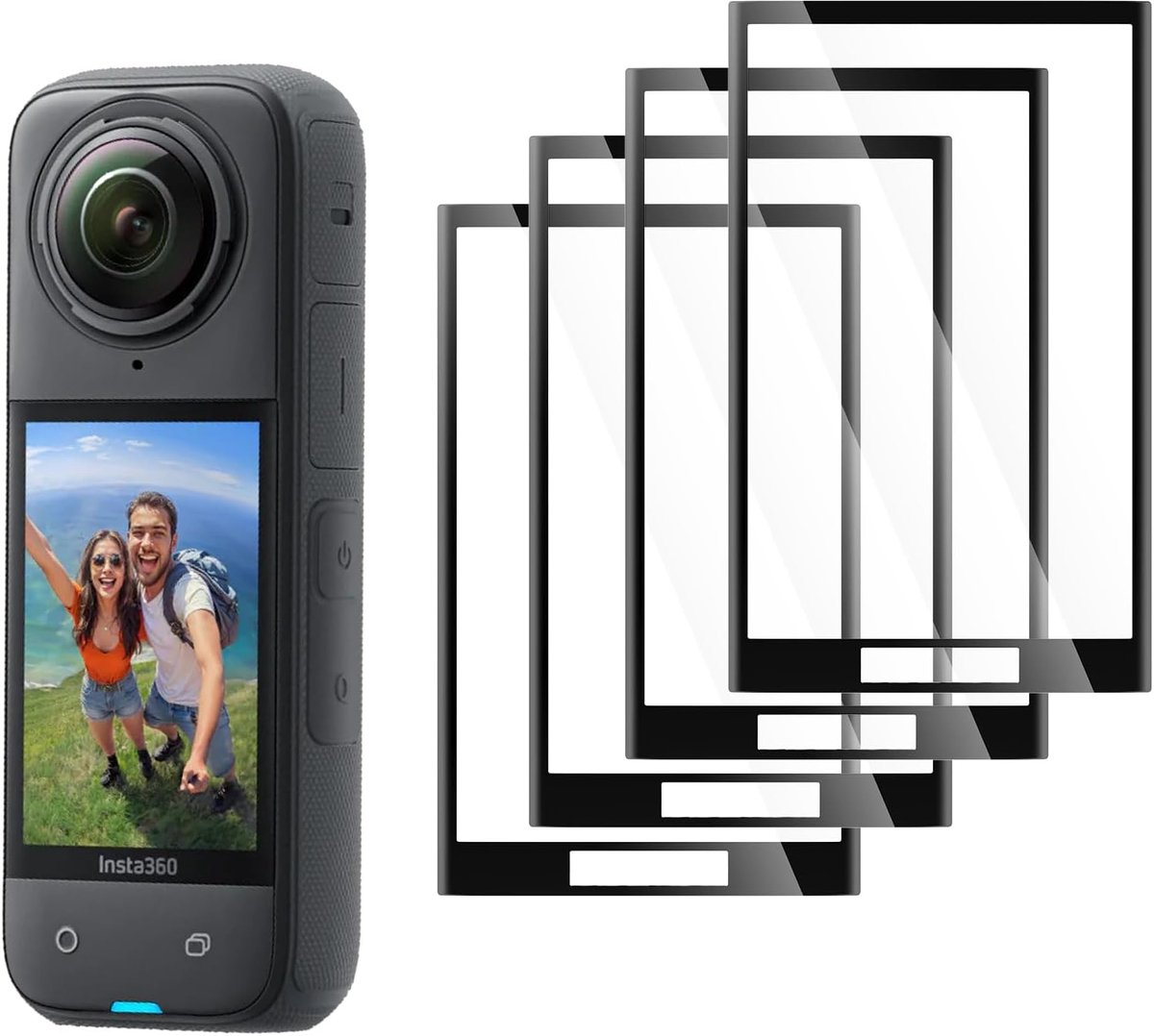 Schermbeschermer Insta360 X4 (2024) - 4 Pack - HD Helderheid - Anti-scratch Bescherming - ShopVlot