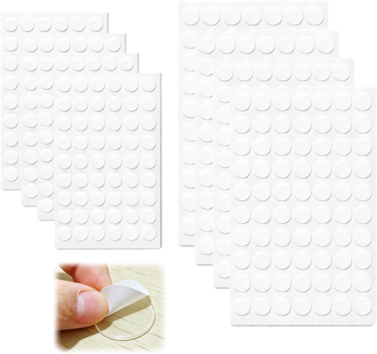 Dubbelzijdig plakband 10 mm en 20 mm - transparant - sterke hechting - ideaal voor ballonnen - ShopVlot