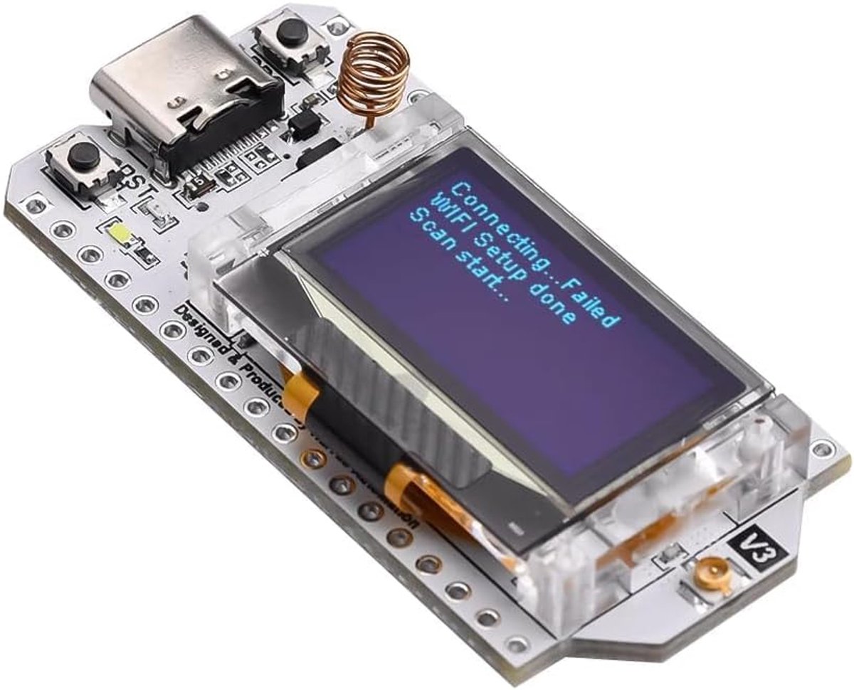 Lora SX1276 ontwikkelingsbord - 868MHz - 915MHz - 0.96 OLED-display - ideaal voor IoT-projecten - ShopVlot