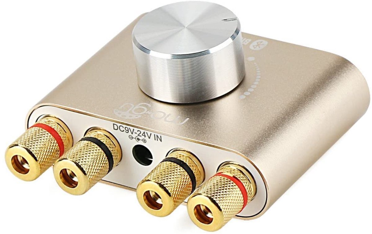 Mini stereo audio versterker - 30W * 2 - draadloos - ideaal voor tablet en smartphone - ShopVlot