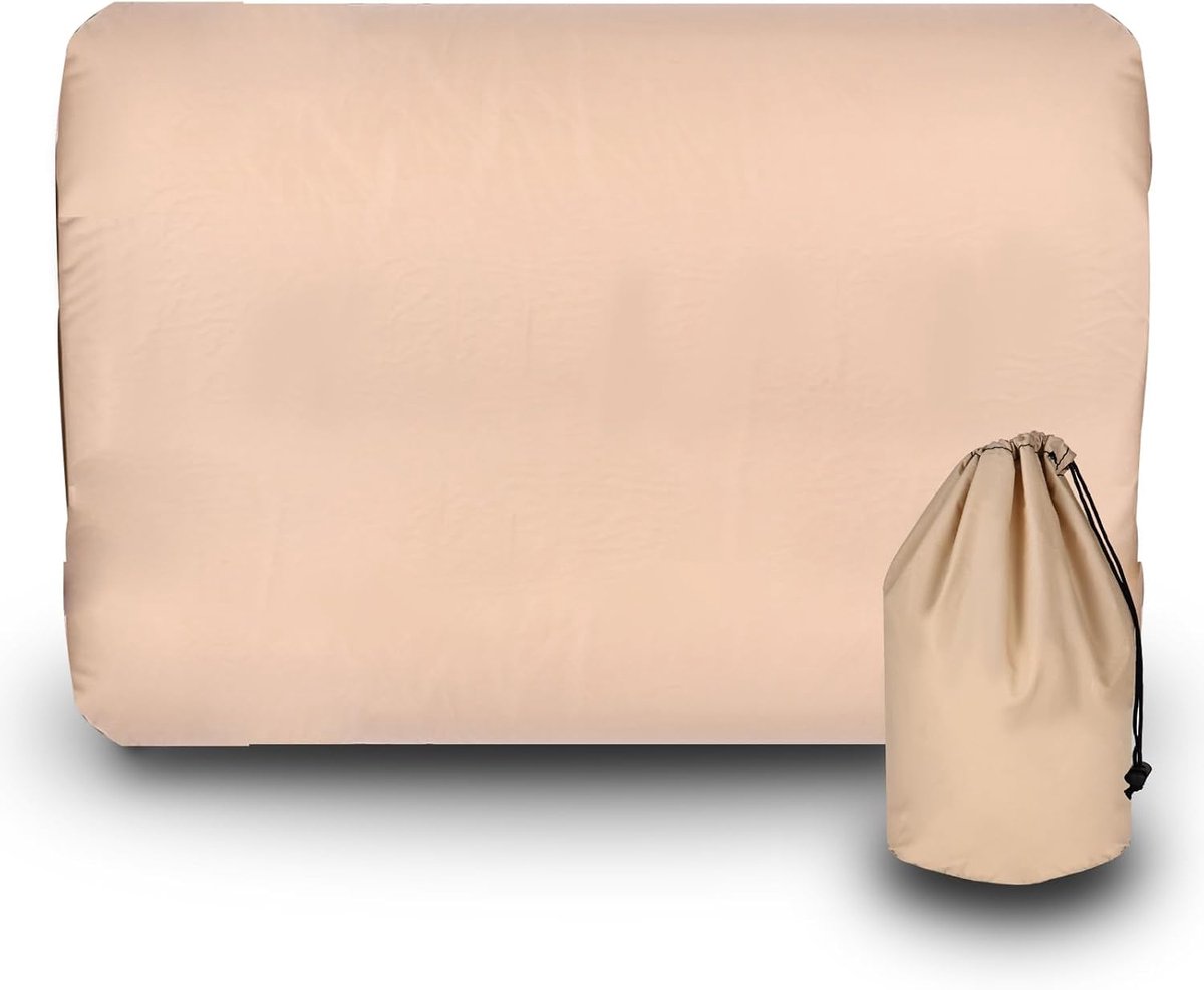 Opblaasbaar campingkussen 45x30 cm - Compact en lichtgewicht - Ergonomisch ontwerp - Ideaal voor outdoor activiteiten - ShopVlot
