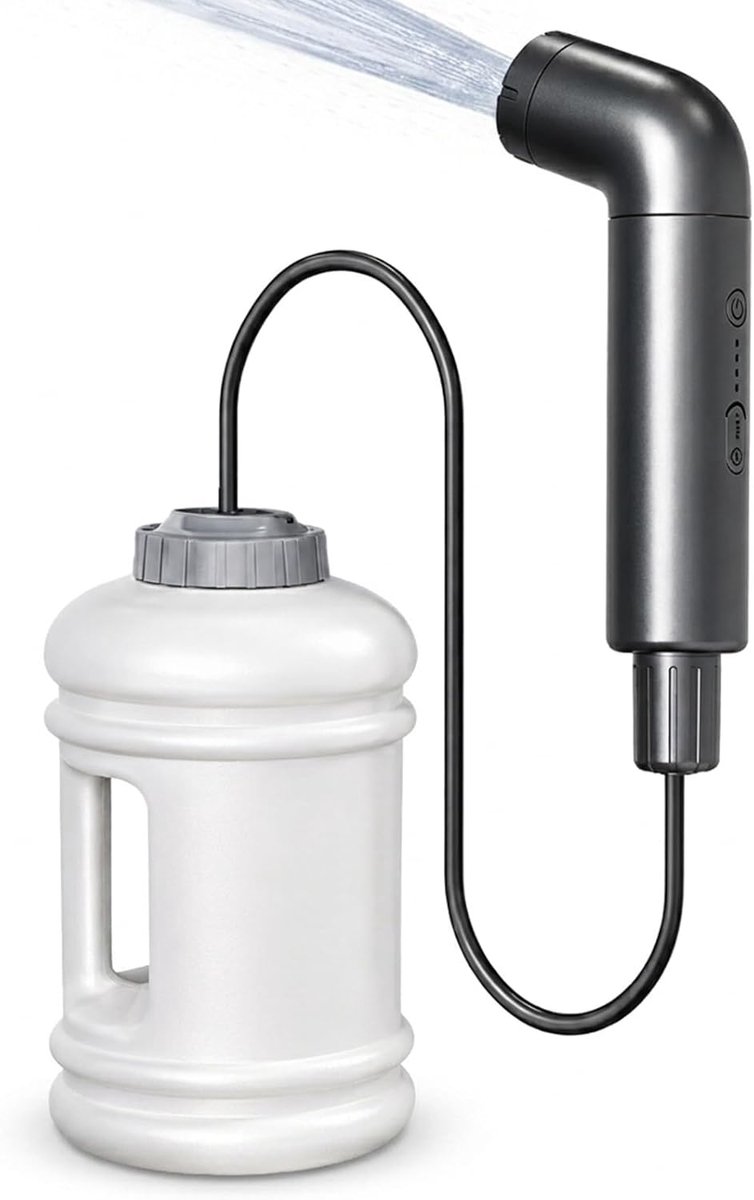 Mobiele bidet elektrische butt shower - 2.5L watertank - 3 drukniveaus - ideaal voor postpartum zorg - ShopVlot
