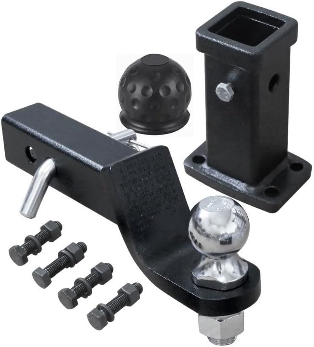 Trailerarm koppeling adapter 50 x 50 mm - robuuste constructie - universele compatibiliteit - ShopVlot