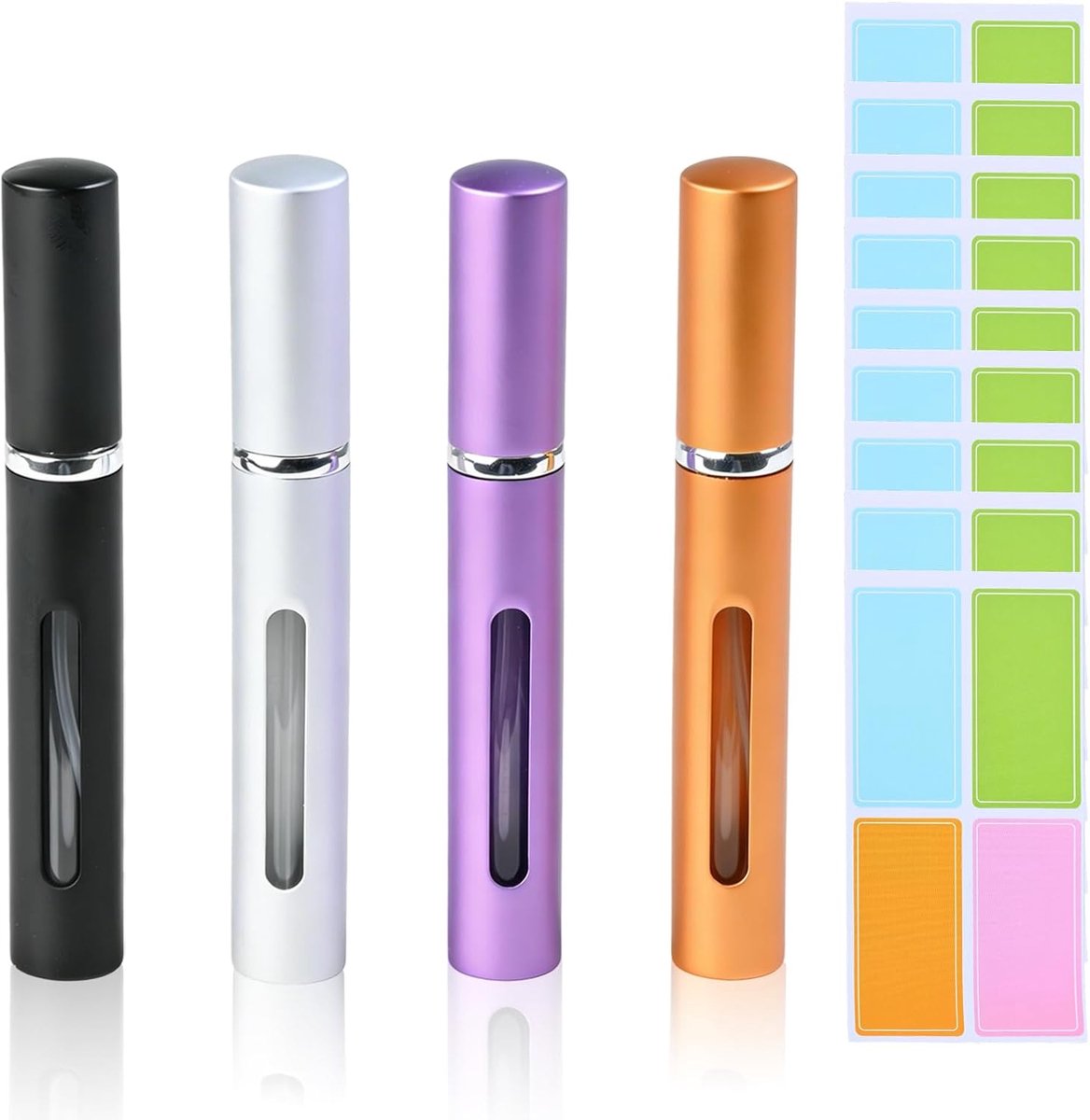 Parfumatomisers 5ml - Herbruikbaar - Aluminium en glas - Perfect voor op reis - ShopVlot