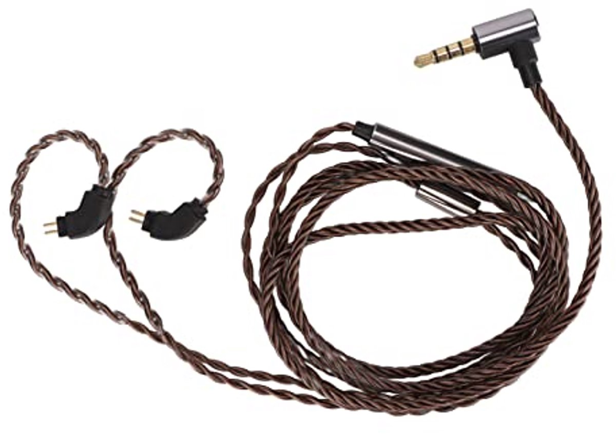 Hoofdtelefoon Kabel 2 Pin 0.78mm - Upgrade Kabel met Microfoon - Verbeterde Geluidskwaliteit - Ideaal voor IEMs - ShopVlot
