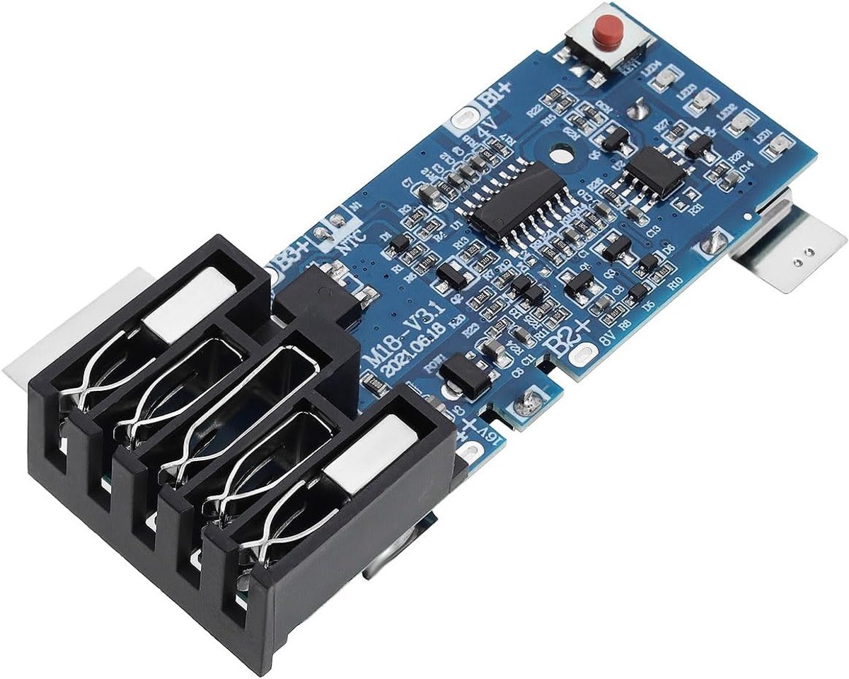 Circuitplaat M18 - Lithiumbatterij - Beschermingsplaat - Snelladen tot 9000mAh - ShopVlot