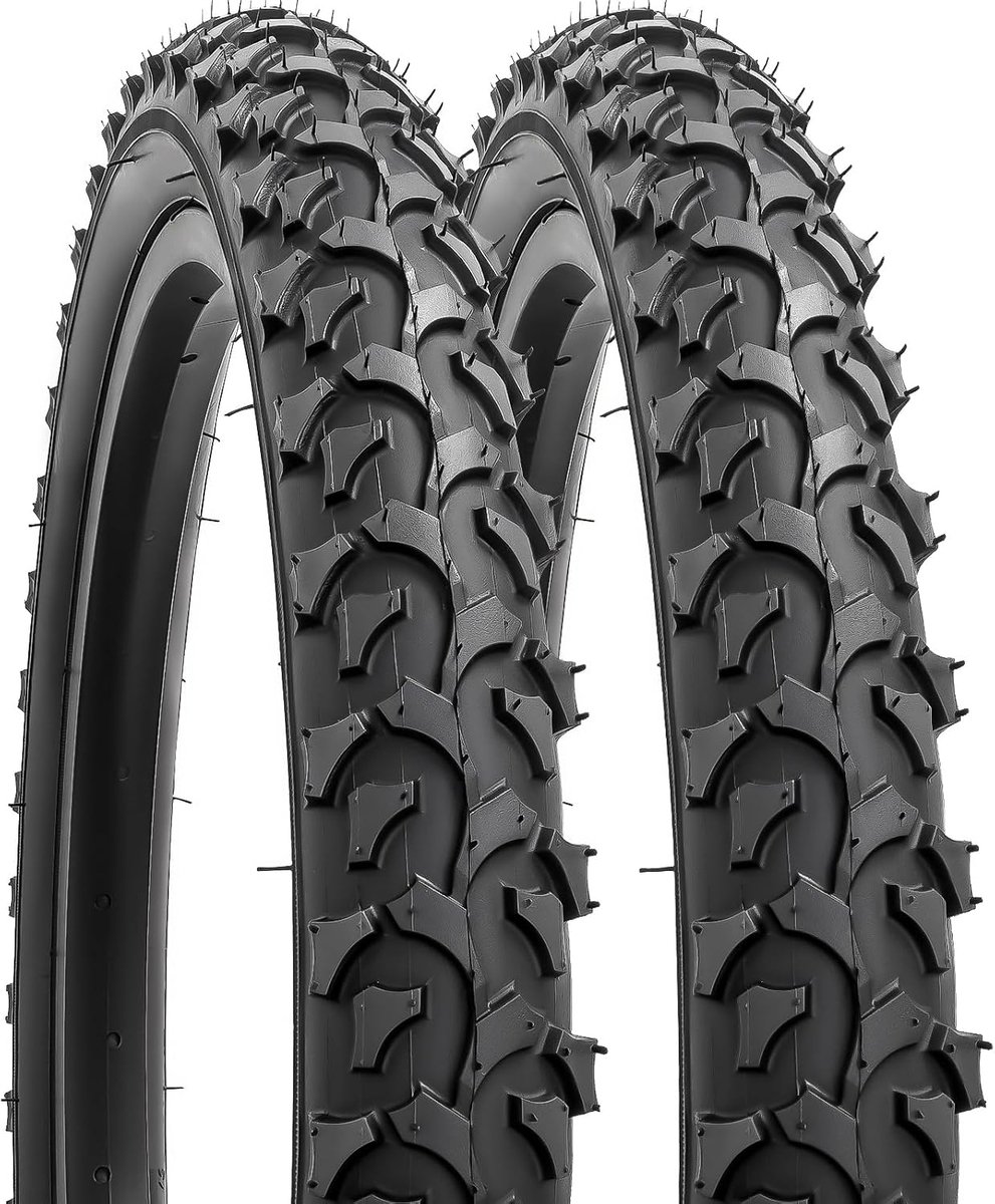 YunSCM 2 stuks opvouwbare 20 inch fietsbanden 20 x 2,125 mantel 57-406 compatibel 20 x 2,125 - ShopVlot
